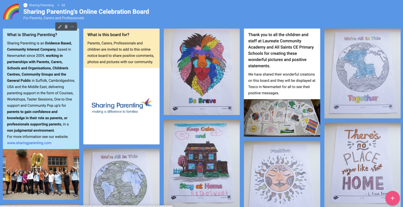 Please add to our Online Notice Board Sharing Parenting