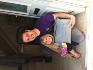 Happy families who have received a Sharing Parenting Resource Pack during lockdown. 