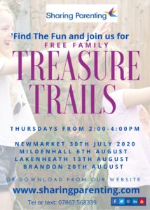 Sharing Parenting Family Treasure Trail Flyer