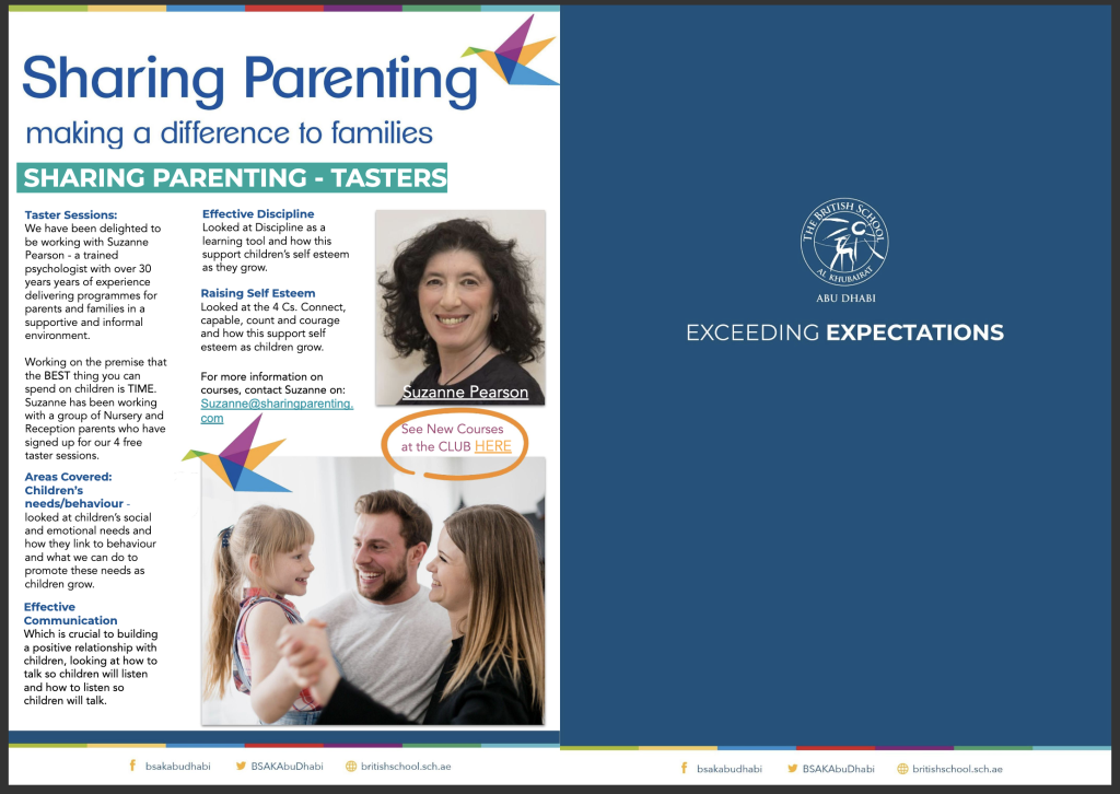 Magazine article with Sharing Parenting in Abu Dhabi